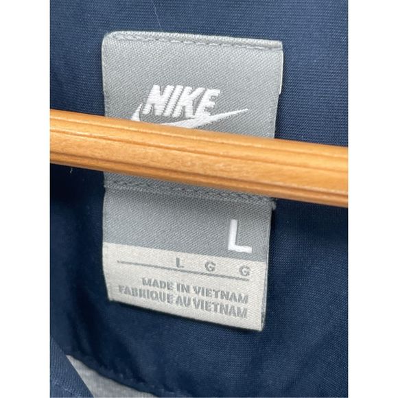 Nike Jacket Men’s Large Blue Full Zip‎ Windbreaker 2 Tone - Picture 5 of 13